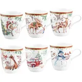 SELTMANN WEIDEN Henkelbecher 0,4 l Bunt 6 St.