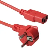 Act Advanced Cable Technology Schuko - C13 - 1.2m 1.2m C13-Koppler Rot Stromkabel (AK5129)