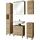 Saphir Waschbeckenunterschrank SAPHIR "Quickset 919 Unterbeckenschrank, Riviera Eiche quer Nachbildung", braun (riviera eiche quer nachbildung), B:60cm H:62cm T:33cm, Holzwerkstoff, Schränke, Waschbeckenunterschrank, Waschbeckenschrank inkl.