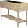 Dobar Hochbeet XL 117 x 40 x 78 cm Natur
