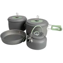 Bo-Camp Explorer Topfset mit Kessel, 4-teilig