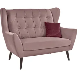 Andas 2-Sitzer »Hemmink«, mit Knopfheftung rosa
