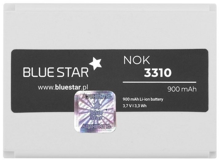 BlueStar Akku Ersatz kompatibel mit Nokia 5510 / 6810 / 6650 / 6800 900 mAh Austausch Batterie Handy Accu Nokia BLC-2 Smartphone-Akku