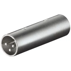 goobay XLR- Adapter 3-pol. XLR-Stecker > 3-pol. XLR-Stecker