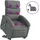 vidaXL Massagesessel Elektrisch 92 x 99,5 x 0 cm Dunkelgrau mit Aufstehhilfe