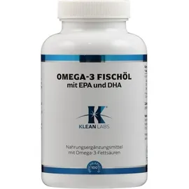 klean labs Omega-3 Fischöl 1200 mg mit EPA und DHA KLEAN LABS