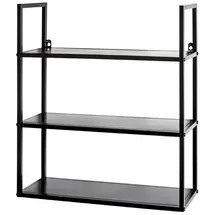 mömax Wandregal 100 x 20 x 20 cm Schwarz