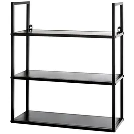 mömax Wandregal 100 x 20 x 20 cm Schwarz