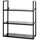 mömax Wandregal 100 x 20 x 20 cm Schwarz