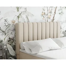 panda möbel Boxbett, Beige, Holz, Mode, H3, 120x200 cm, Oeko-Tex® Standard 100, Schlafzimmer, Betten, Boxspringbetten