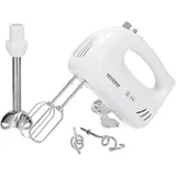 SEVERIN Handmixer HM3822 mit Stabmixer-Aufsatz 300W 5 Geschwindigkeitsstufen wei