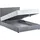 Atlantic Home Collection Benita 90 x 200 cm Grau