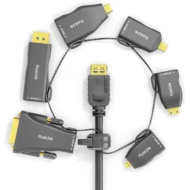 PureLink HDMI-Adapterring 4K mit sechs Adaptern Schwarz