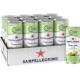 San Pellegrino Creazioni Citrus & Darjeeling Tee Kalorienarme Limonade 36 Kalorien pro Dose, 12er Pack (12 x 330ml) Einweg-Dosen