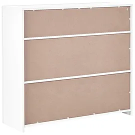 Beliani Sideboard 108 x 97 x 35 cm Weiß