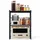 DanDiBo Ambiente Küchenregal Verstellbar 40-64 cm Schwarz