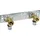 Pipetec 2x Press-Wandwinkel 16x2 mm - 1/2'' auf Montageplatte