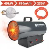 Heizkanone Bauheizer Gasheizgebläse Heizung Heizgebläse Hallenheitung 45kW