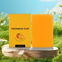 Kernseife, Persimmon Soap, Persimmon Kernseife Natur, Feste, gesunde Seife und Deodorantseife für Gesicht und Körper, reinigt, spendet Feuchtigkeit und verfeinert die Poren (1, Beruhigend 1PC)