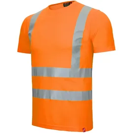 Nitras Motion Tex Viz Warn-T-Shirt 3XL - orange