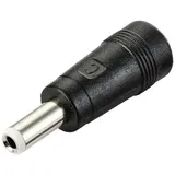TRU Components TC-10335996 Niedervolt-Adapter Niedervolt-Stecker - Niedervolt-Buchse 5.5 mm 2.5 mm 5