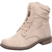 Rieker Damenschuhe Schnürstiefel Beige Freizeit, Schuhgröße:39 EU / Beige - 39