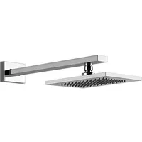 GESSI Rettangolo Antikalk-Kopfbrause 216x140 mm, mit Gelenk und Wandarm,