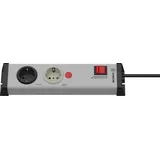 EHMANN Steckdosenleiste 1,50 m Grau/Schwarz 1 St.