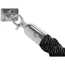 Bolero geflochtene Absperrkordel 1,5m schwarz