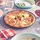 CreaTable ITALIAN PARTY Pizzateller 33 cm schwarz 6er Set