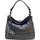 FLORENCE Schultertasche Leder Black