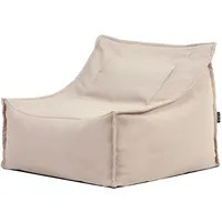 I.C.O.N. Icon Alto Outdoor Sitzsack Sessel für Erwachsene, Beige, Olefin Stoff für Drinnen und Draußen, Riesen Sitzsack mit Füllung, Bequemer Sessel, Garten, Terrasse, Lounge