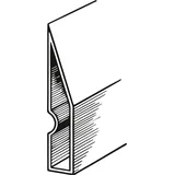 EDE Alu Trapezkartätsche 97 x 18 mm 2 m
