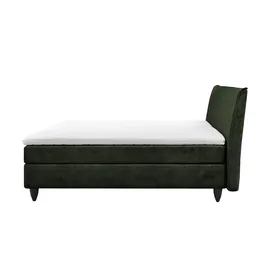 Ruf Boxspringbett Aurelia ¦ grün ¦ Maße (cm): B: 210 H: 114
