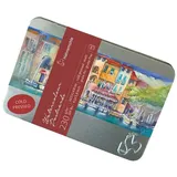 Hahnemühle Aquarell-Postkarten, 230 g/m2, 30 Karten in Metallbox, 10,5x14,8cm, naturweiß, matt