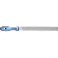 Pferd PLUS-Feile mit Heft Flachstumpf 250mm Spezialhieb vermindert Zusetzen