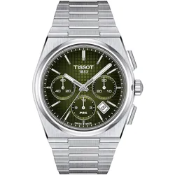 Tissot T137.427.11.091.00 Herrenuhr Automatik PRX Chronograph Grün