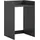 VCM Free Waschmaschinenschrank 66 x 101 x 60 cm Anthrazit