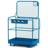 RR Industrietechnik Arbeitskorb Metall 2 Personen 300 kg enzianblau