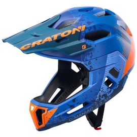 Cratoni C-Maniac 2.0 MX 54-58 cm blue/orange matt