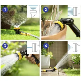 Maximex Multi-Gartenbrause 14 x 21 x 7 cm schwarz