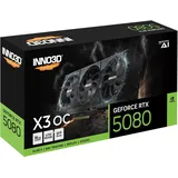 Inno3D GeForce RTX 5080 X3 OC, 16GB GDDR7, HDMI, 3x DP (N50803-16D7X-17603930)