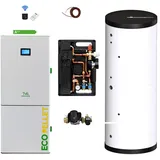Pelletkessel 49 kW Pelletheizkessel + Pufferspeicher 800 L + Frischwasserstation