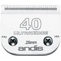 Andis Testina UltraEdge A5 Size 40 da 0,025 cm Andis S-40 Stahl Verchromt 0,25 mm