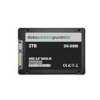 dekoelektropunktde 2TB SSD Festplatte Kompatibel für ASUS M5A78L-M Plus/USB3 Mainboard, Alternatives Ersatzteil 2,5" Zoll SATA3