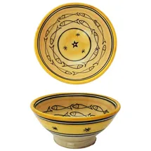Marrakesch Orient & Mediterran Interior Poisson Gelb 3-tlg.