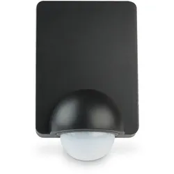 Bewegungssensor PIR 240° IP65 Reichweite bis 12m - Farbe: schwarz