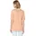 Madeleine Kurzarm Leinen-Shirt mit Spitzenbesatz in pfirsich | Gr.: 42