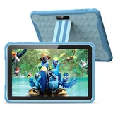 Pritom 10 Zoll 3G-Handy Kinder-Tablet, Android 10, Kindersicherung, Kinder-App, Quad-Core-Prozessor, 2 GB RAM, 32 GB ROM, unterstützt 3G-Telefonat... - Blau