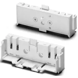Houben Fassung 2G10 ws,seitl.LP-Ein,o.St 101521